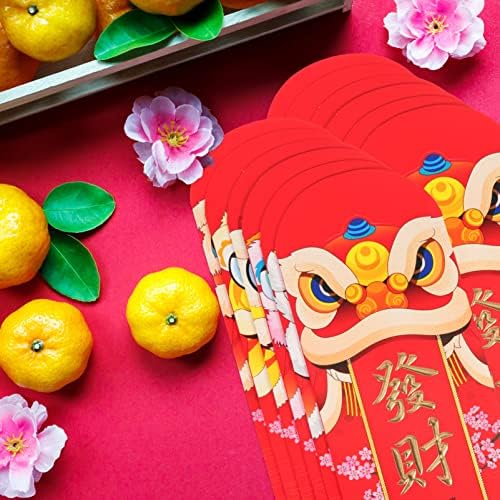 Tofficu Sobres para Dinero 18buc 2023 Anul Nou Chinezesc plicuri roșii plicuri cu bani norocoși Anul iepurelui pachete roșii