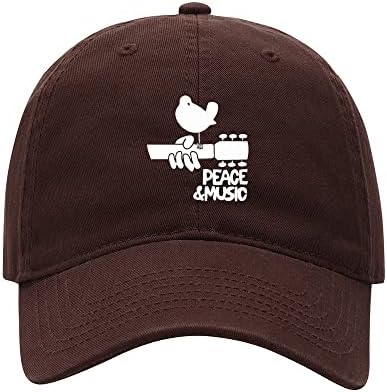 L8502-lxyb Caps de baseball pentru bărbați Festival Woodstock Festival imprimat Bumbac spălat Tată Hat Baseball Caps de baseball