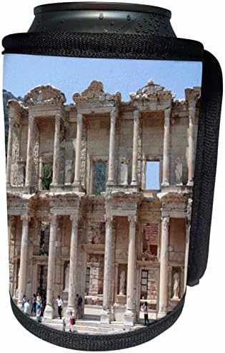 3Drose Antic Ephesus Library Turkiye - Can Can Cooler Bottle Wrap