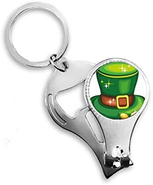 Shine Green Hat Irlanda St.Patrick's Day Nipper Nipper Ring Key Lanț Deschizor de sticle Clipper