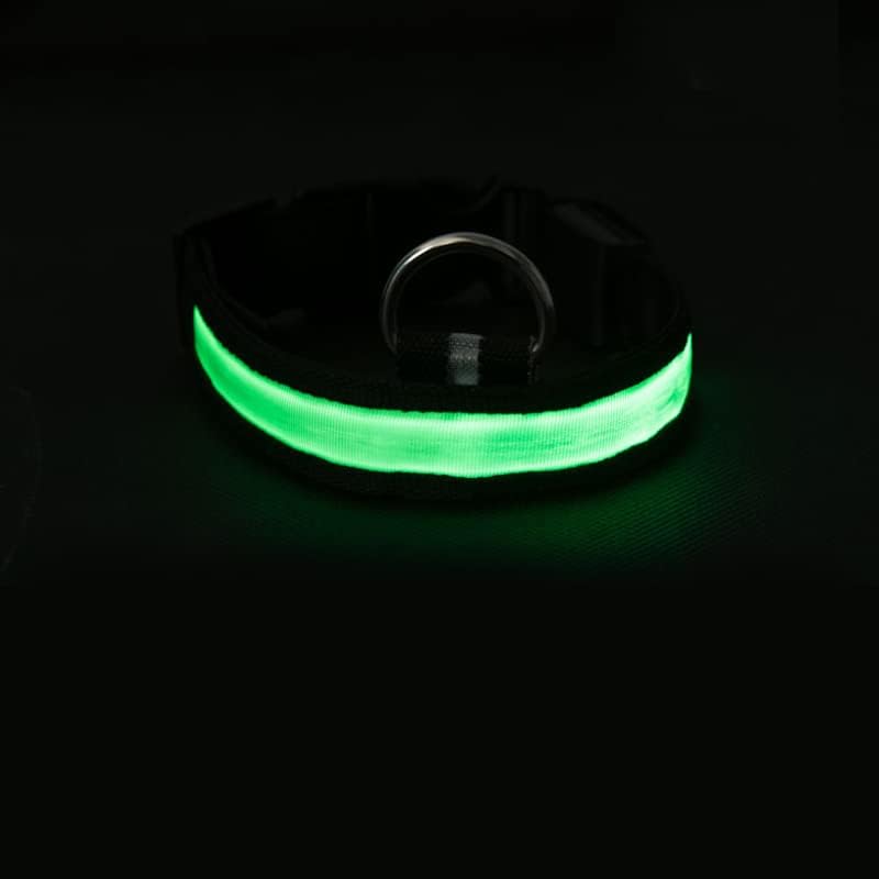 Hypno Dog Light Up LED COLAR COLAR USB Reîncărcat Nightime Guler pentru câini 3 dimensiuni pentru mici câini medii și mari