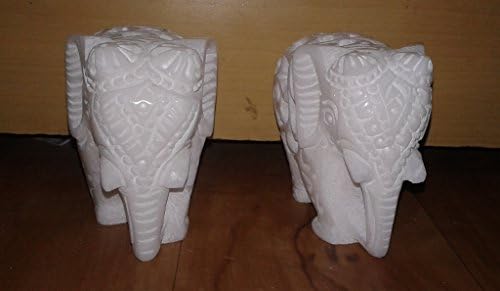 Elefant sculptat de epocă posibilă piatră de săpun 5inch