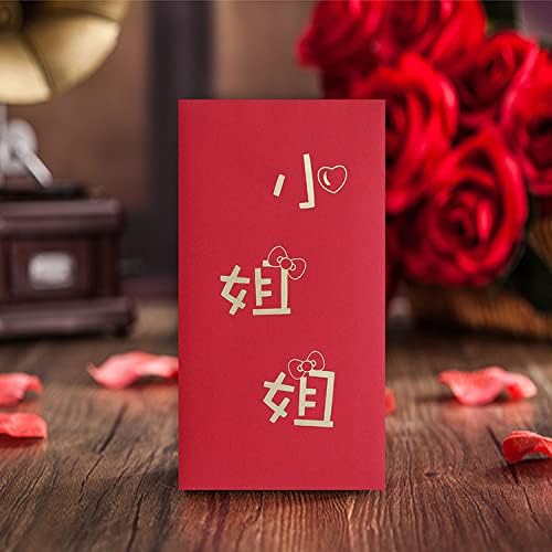 Plicuri roșii pentru Anul Nou Chinezesc pachet roșu / Lai See / Norocos Hong Bao pentru Festivalul de primăvară, nuntă, ziua de naștere a copilului