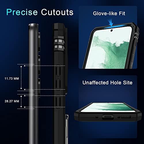Pentru carcasă Samsung Galaxy A54 5G cu capac de cameră diapozitivă+protector de ecran, [Protecție completă a camerei] [Magnetic