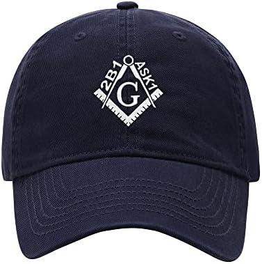 L8502-Lxyb șapcă de Baseball pentru bărbați 2b1 ASK1 șepci de Baseball din bumbac spălat brodate masonice
