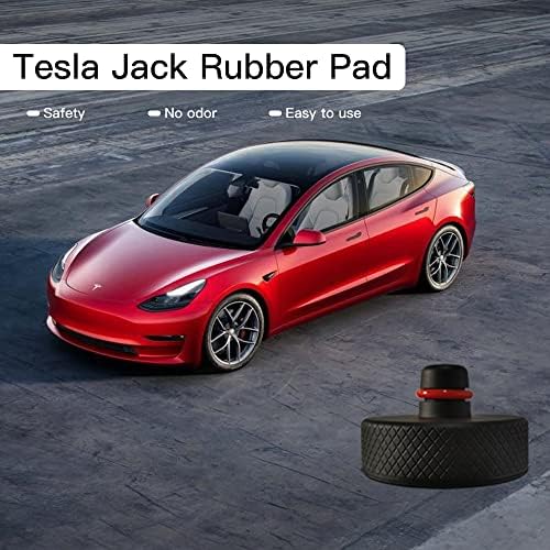 TUCANA inodor ridicare Jack Pad pentru Tesla Model 3 / S / X / Y, 4 pachet cu caz de depozitare