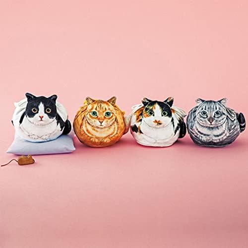 Geantă cosmetică pentru formă de pisică OpenHaha, pungă de machiaj pentru pisici amuzante, pungă de monedă cosmetică, geantă moale de toaletă pentru animale de toaletă organizator de carcasă pentru iubitor de pisici