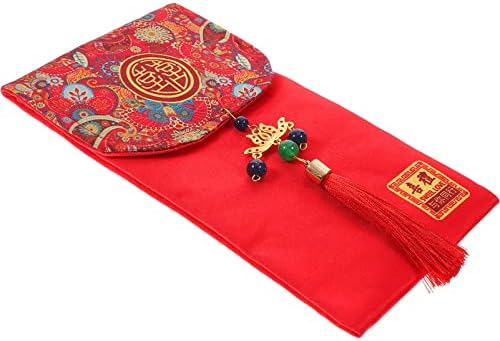 Abaodam pungă roșie chineză plicuri roșii de nuntă bani norocoși pachete de bani cadou Hong Bao buzunare norocoase de bani