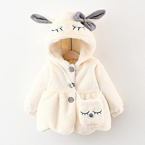 Haină caldă+pungă cu glugă iepure păstrează sacou de iarnă fete îngroșate pentru fete de desene animate pentru fete pentru fete și jacheta fetiță fete fete