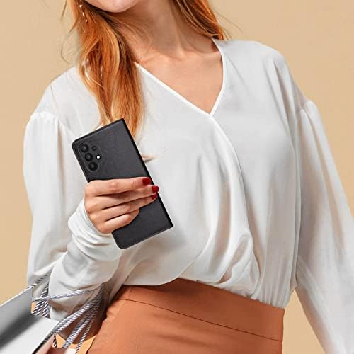 XCASEBAR 2-in-1 Detașabil pentru Samsung Galaxy A32 5G Carcasă din portofel cu 【Blocarea RFID】 Titular de card de credit, Flip