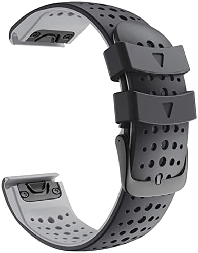 Buday 22mm QuickFit Watchband pentru Garmin Fenix ​​7 6 6pro 5 5plus Band silicon pentru abordare S60 S62 Forerunner 935 945