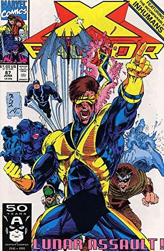 X-Factor 67 VF; Marvel carte de benzi desenate / 1 Aspect Shinobi Shaw