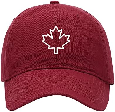 CAPS de baseball pentru bărbați Canadian Maple Leaf Lapled Bumbac Wash Botton Hat Baseball Caps de baseball
