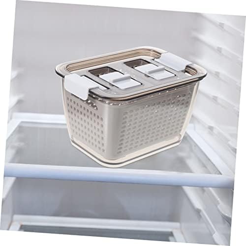 BESPORTBLE 1 buc cutie etanșă coș de scurgere containere vegetale pentru frigider frigider portabil congelator Plasticos Para