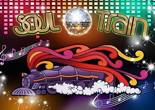 Anii '70 și' 80 Disco dans Prom Party Tema fotografie Fundaluri 70 Soul Train Neon Glow fotografie fundal 5x3ft Studio fotografiere