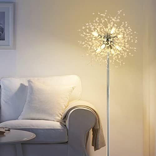 Lampa de podea de cristal Airposta pentru dormitor, lampă de podea pentru living, lampă elegantă, lampă de 69 înaltă, lampă