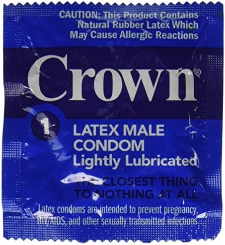 Prezervativul coroanei - piele fără piele - latex - lubrifiat - pachet de 6