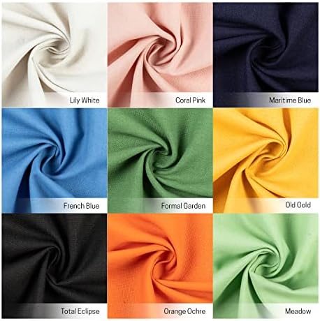 6 buc lenjerie de ac tesatura, pătrat broderie Tesatura 9 culori Stitch stofa pentru articole de îmbrăcăminte și decor broderie proiect