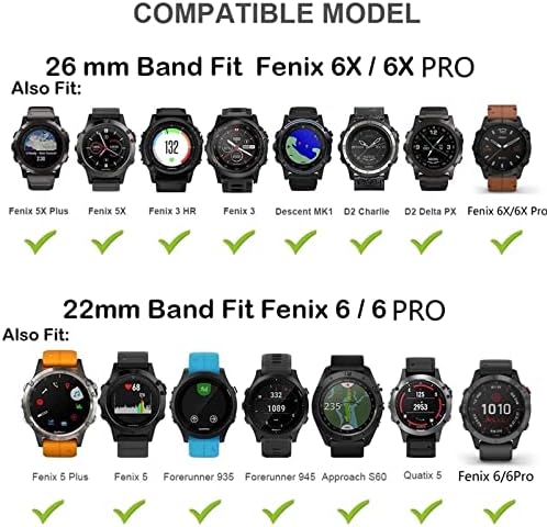 Watchband IOTUP pentru Garmin Fenix ​​5 5 Plus Forerunner 935 945 curea pentru Fenix ​​6 6pro Abordare S60 S62 Rapid Easy Fit