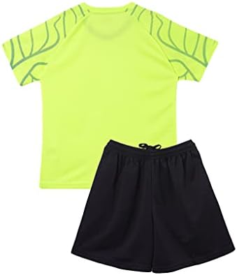 Tricou de bumbac pentru copii pentru copii Mufeng pentru băieți pentru copii cu pantaloni scurți set școlar Echipa PE Echipa