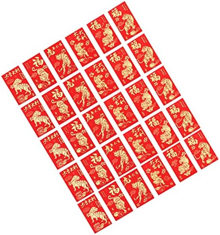 VALICLUD 30pcs tigru imprimate roșu plicuri Festivalul Copii Cadouri noroc bani pungi Decor