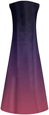 Rochii de vară casual pentru femei și modă clasică în culori în culori în culori cu mâneci fără mâneci rochii lungi