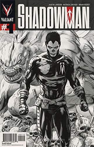 Shadowman 1 VF / NM ; carte de benzi desenate curajoasă / Justin Jordan