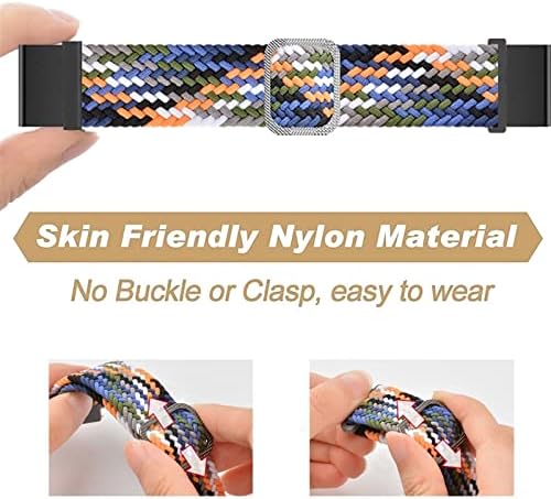 Cekgdb 26 22mm Sport Nylon Watchband Wristrap pentru Garmin Fenix ​​7 Fenix ​​7x Fit Easy Fit Rapid Rapid Brățări Brățară
