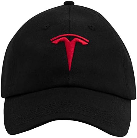 Tesla auto logo Baseball Cap brodate structurate bumbac Tata pălărie pentru bărbați Femei