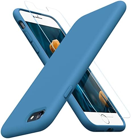 Miracase Ultra Slim Proiectat pentru carcasă iPhone SE 2022/iPhone SE 2020 Carcasă/iPhone 7 Carcasă/iPhone 8 cu protector de