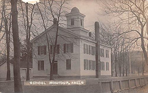 Școala Montour Falls, carte poștală din New York