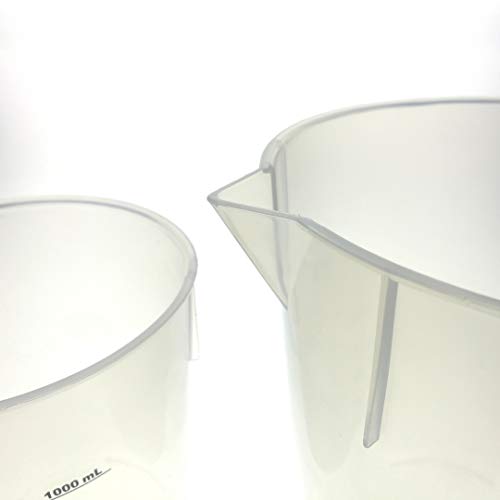 Donlab BKI-0050 50ml Plastic Beaker Polypropylene Beaker Imprimeu Gradat
