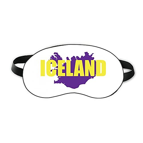 Polar Light Harta Islandei Europa Sleep Scut SHIELD NOAPTĂ SĂRBĂTOR BLINDFOLD COVER