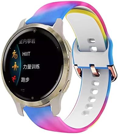 ModBand 18mm Silicon Smart Smart Band curea pentru Ticwatch C2 pentru Garmin Active S Smart Watch Brățară Accesorii de bandă