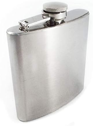 Tradiționale din oțel inoxidabil Hip Flask 6oz alcool ascuns Drinkware-2 Pack
