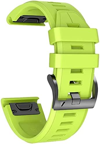 Pluschic compatibil cu Garmin Fenix ​​5/ Fenix ​​6/ Fenix ​​5 Plus/ Fenix ​​6 Pro Smart Watch Bands, benzi de silicon moale