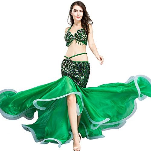 Costum de dans de burtă Royal Smeela pentru femei Belly Dance Sutien Top Sirena Sirena Belly Dance Fustă Dancing Outfit Carnaval