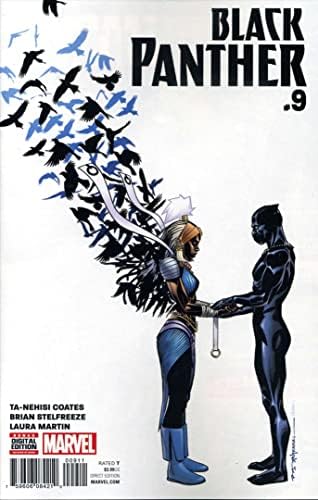 Pantera neagră 9 VF / NM; carte de benzi desenate Marvel / Coates