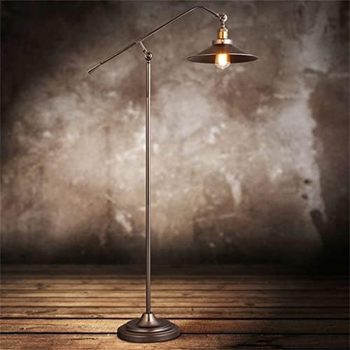 Liruxun Lumină industrială lampă de podea de fier Restaurant de iluminat interior Restaurant Bar cafea