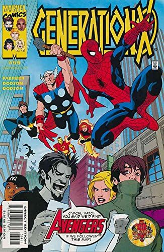 Generația X 59 VF / NM; carte de benzi desenate Marvel / Terry Dodson Spider-Man Avengers
