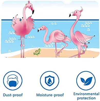 Cutie portabilă pentru mască de praf pentru față Flamingo, cutie subțire de depozitare din Plastic pentru mască cosmetică pentru