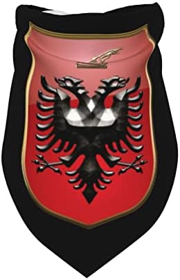 Emblema Albaniei pentru animale de companie cățeluș Cat Cat Balaclava Triunghi Bibs Eșarfă Bandana Guler Mchoice pentru orice