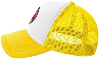 Retro America și Cambodgia pavilion camionagiu pălărie pentru bărbați sau femei-Mesh baseball Snapback Cap în aer liber