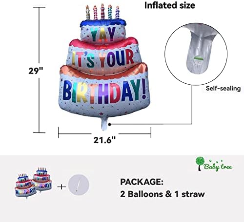 La mulți ani balon mare 39 & 34; folie umflate baloane Mylar mare Auto-umflarea fericit Bday livrare Ballon Petrecere decorare