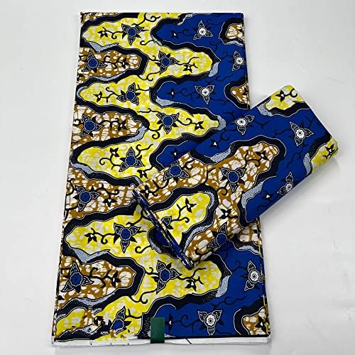 African Ankara Wax Fabric tissus wax africain Fabric Nigerian Print Bumbac Material de cusut neted moale veritabil original