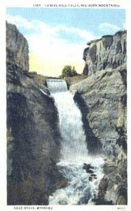 Munții Big Horn, carte poștală din Wyoming