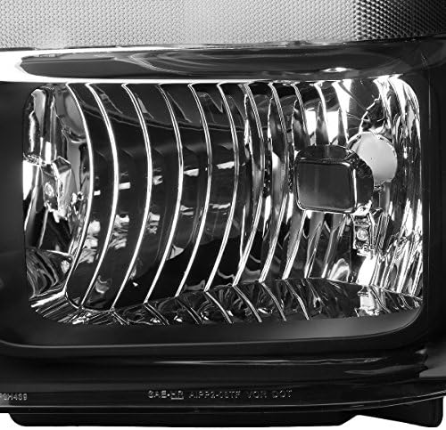 Compatibil cu Ford Super Duty 2nd Gen negru carcasă clar colț far + negru clar lentilă 3D LED Bar coada lumina