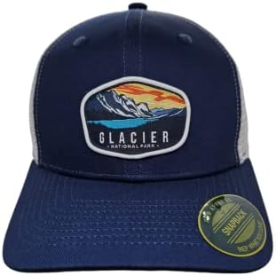 Pălărie de camionier cu ghețar cu patch -ul țesut din Parcul Național