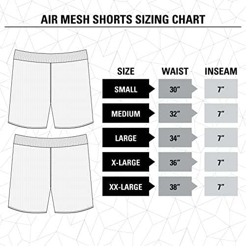Oficial licențiat NHL Bărbați 2 Tone aer Mesh pantaloni scurți căptușite cu buzunare