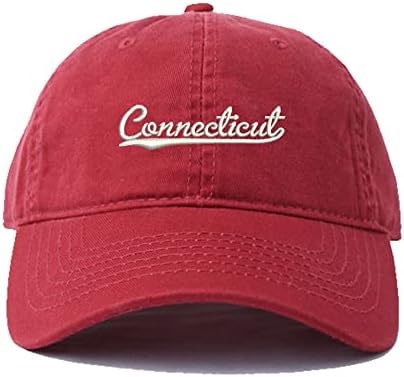 Cijia Cijia -Cijia Baseball Baseball Caps Connecticut - CT Tată brodat pălărie de bumbac spălat